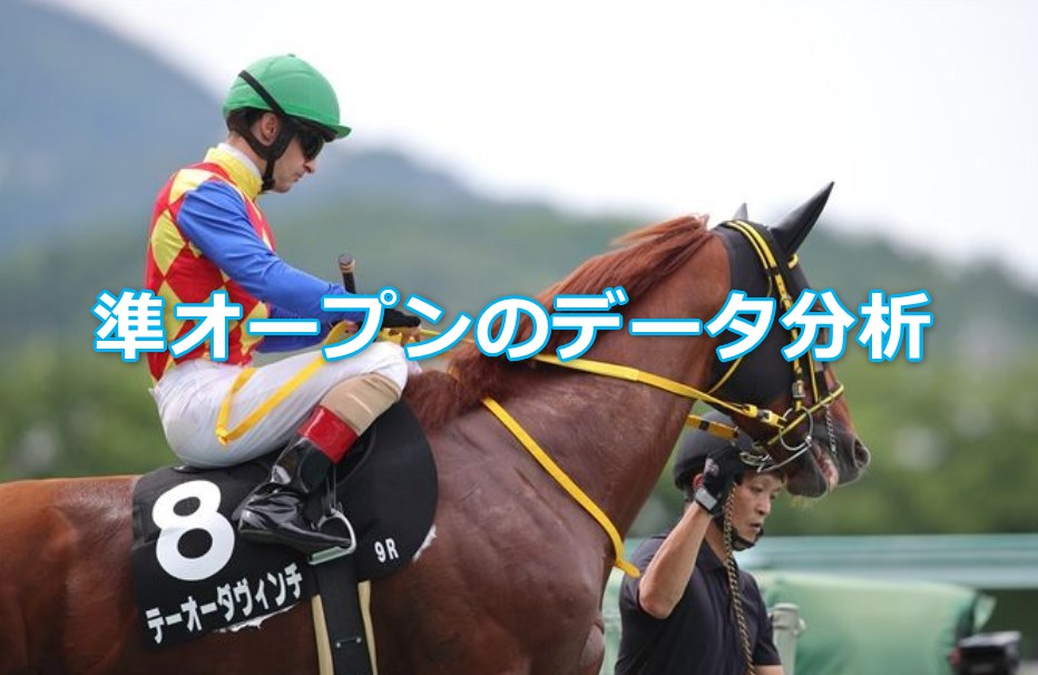 準オープン(3勝クラス)のデータ分析!準オープンは荒れる?